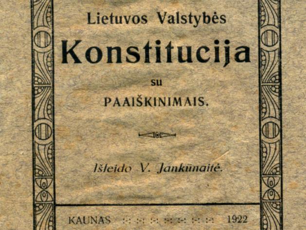 Lietuvos Valstybės Konstitucija